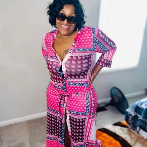 All in one woman Colorfully dress 👗